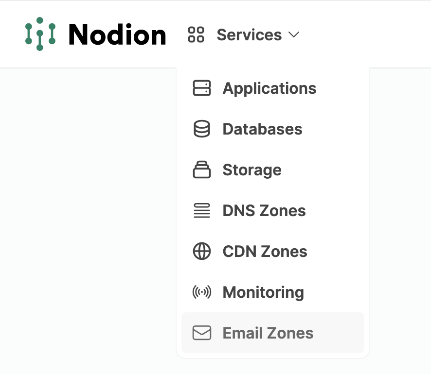 Email Zone Screenshot